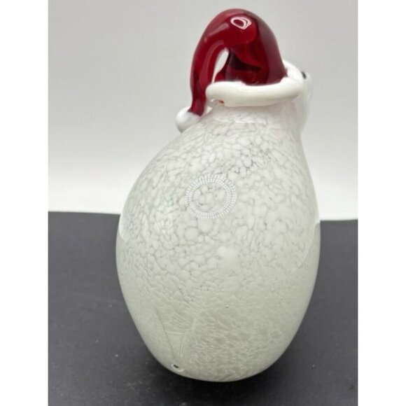 Vintage Murano Style Art Glass Christmas Mouse Hand Made - Picture 5 of 9